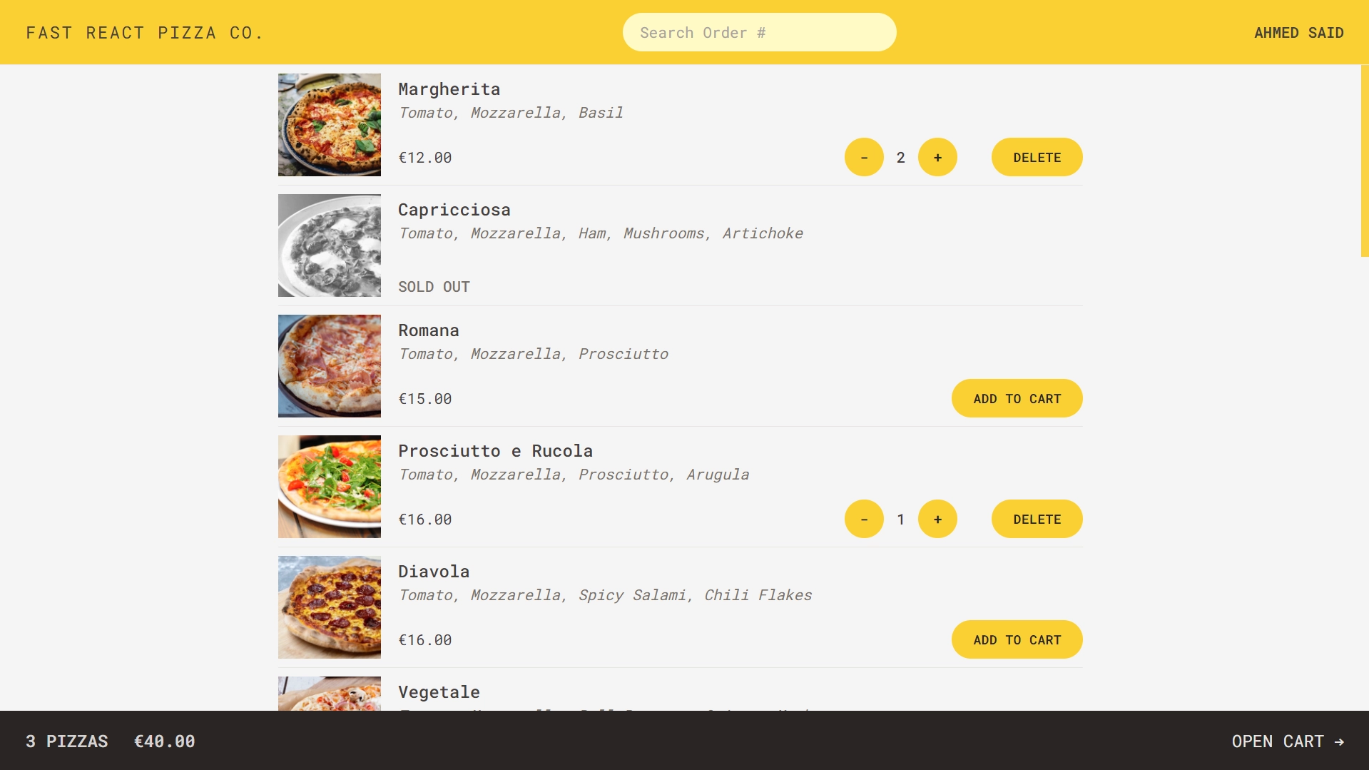 Fast React Pizza-image